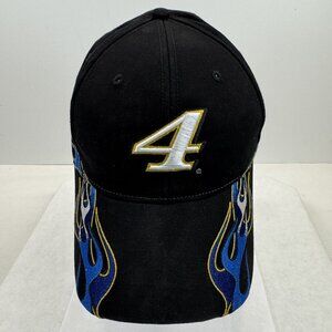 Stewart-Haas Racing Flame Embroidered Black Cotton Adjustable Hat #4 Harvick  OS